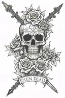 even dead I will come back to you hermosa tattoo design idea