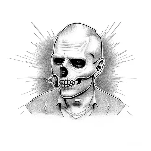 green day American idiot tattoo design idea