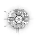 circuitry tattoo design idea