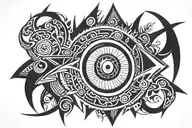 sharingan eye tattoo design idea