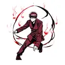 jujutsu kaisen theme tattoo design idea