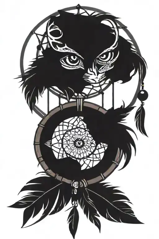 dreamcatcher evil eye die with memories not dreams tattoo design idea