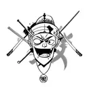 Zoro's three swords tattoo design idea