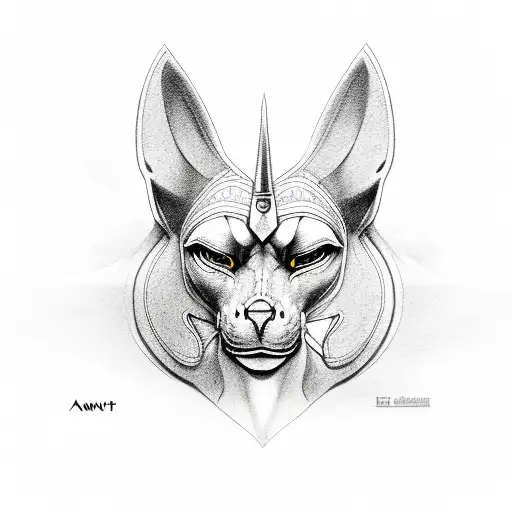Anubis tattoo design idea