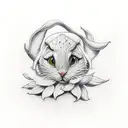 Elf delas  tattoo design idea