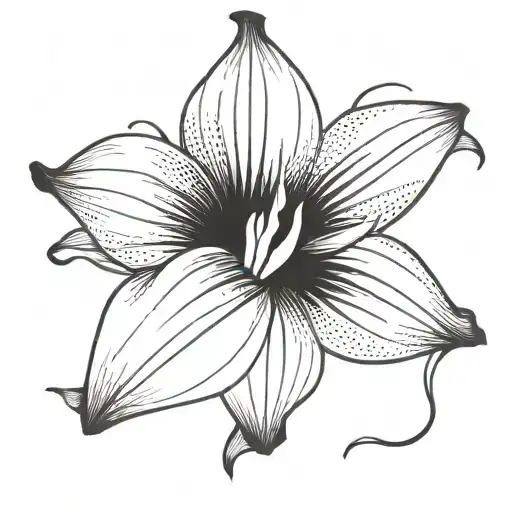 moonflower tattoo design idea