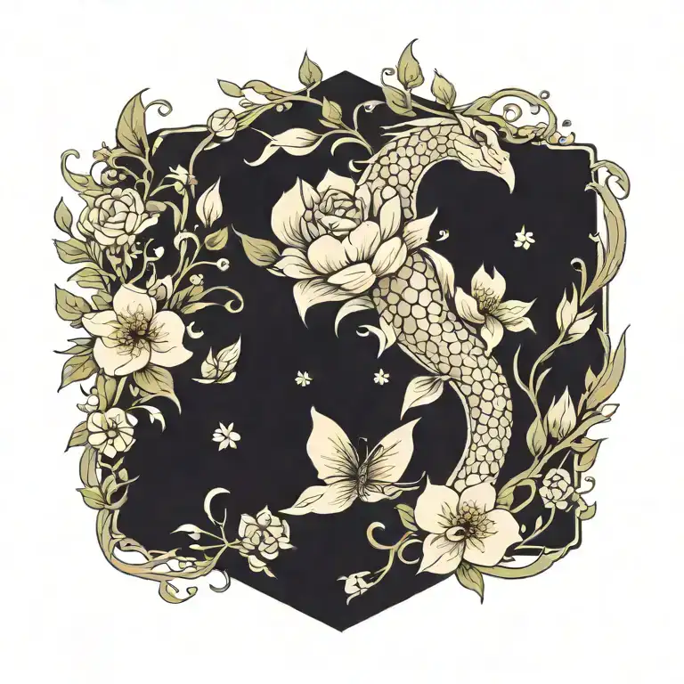 swamp tattoo design idea