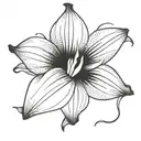 moonflower tattoo design idea