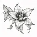 moonflower tattoo design idea