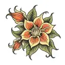 moonflower tattoo design idea
