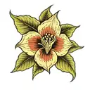 moonflower tattoo design idea