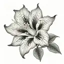 moonflower tattoo design idea
