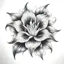 moonflower tattoo design idea
