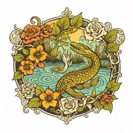 swamp tattoo design idea