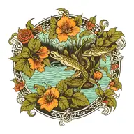 swamp tattoo design idea