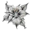 moonflower tattoo design idea