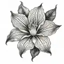 moonflower tattoo design idea