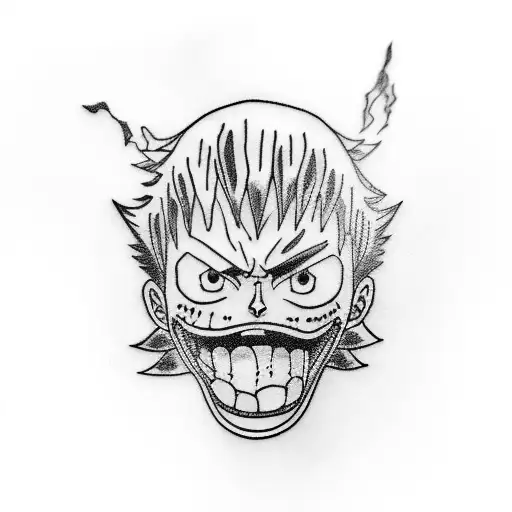 luffy  tattoo design idea