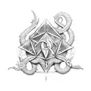 Dungeons and Dragons Ampersand tattoo design idea