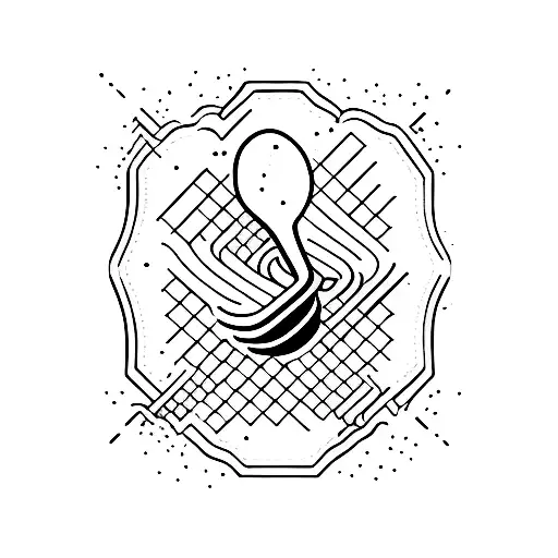 bar spoon tattoo design idea