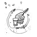 bar spoon tattoo design idea