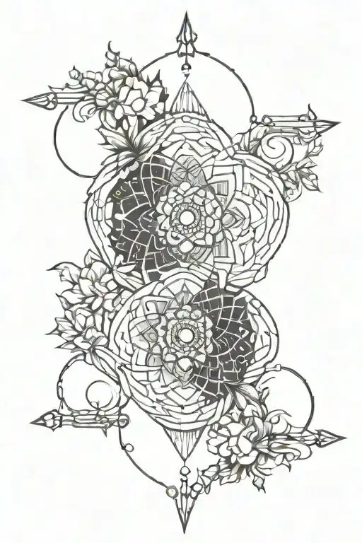 A minimalist and Fine Line tattoo with a seven chakras in line intertwined with the quotes. I am kind, compassionate tattoo design idea