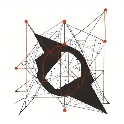the words "Lo intentamos" And the letters tied with a red string of fate umai no Akai Ito.  tattoo design idea