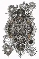 A minimalist and Fine Line tattoo with a seven chakras in line intertwined with the quotes. I am kind, compassionate tattoo design idea