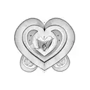 long lasting unconditional love tattoo design idea