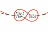 A minimalist dotted design of two intertwined red strings with the quote 'meant to be' tattoo design idea