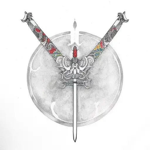 ichigo sword  tattoo design idea