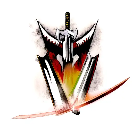 ichigo sword  tattoo design idea