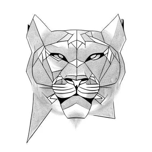 Panther tattoo design idea