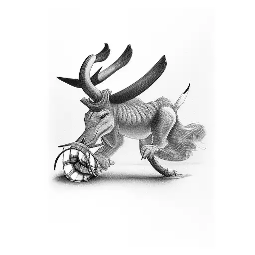 hunting, smoking Marlboro cigarettes, drinking Budweiser, playing baseball tattoo design idea