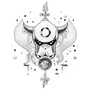 Sailor moo tattoo design idea