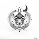 Sailor moo tattoo design idea