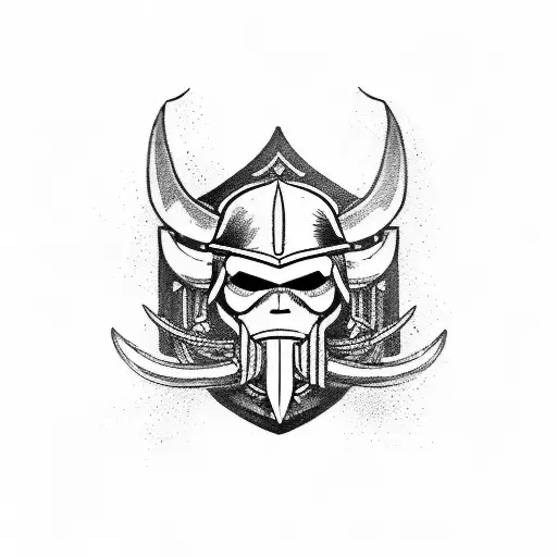 harley davidson, viking warlord tattoo design idea