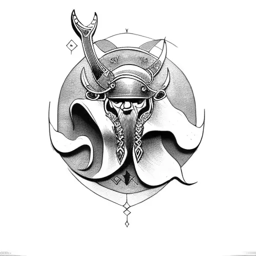 viking tattoo design idea