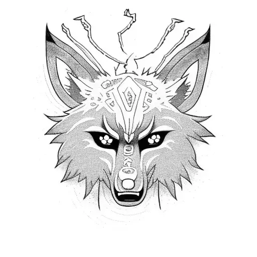princess mononoke  tattoo design idea