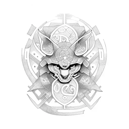 old English that says grxmey 90s tattoo design idea