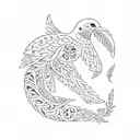 palestinian dove carrying an olive branch tattoo design idea