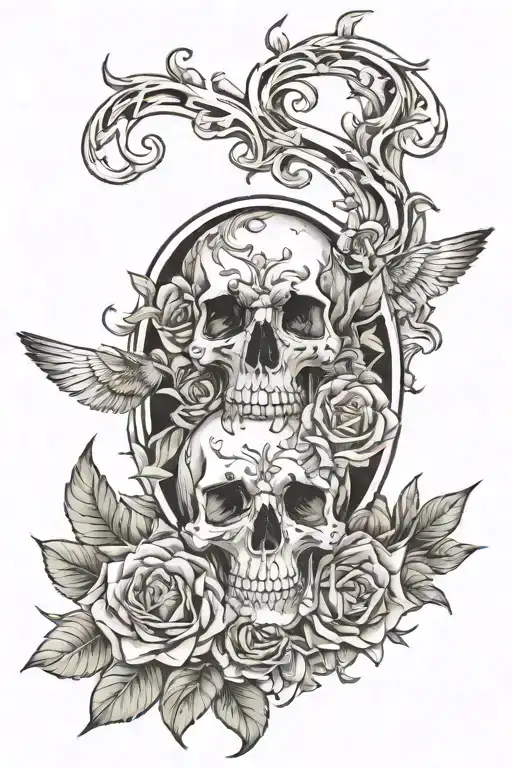 Memorial tattoo for best friend tattoo design idea