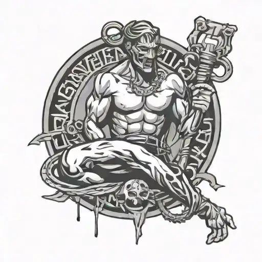 bdsm slavery tattoo design idea