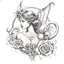 lilith tattoo design idea