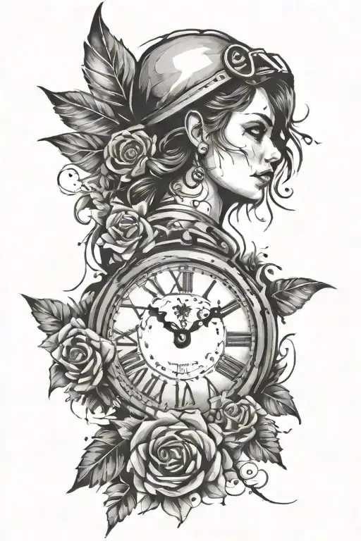 grunge style tattoo for first time piece tattoo design idea