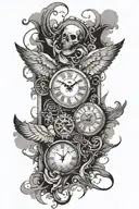 grunge style tattoo for first time piece tattoo design idea