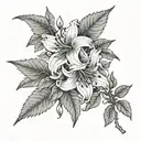 dead azaleas tattoo design idea