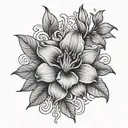 dark azaleas tattoo design idea