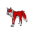 Fire Wolf tattoo design idea