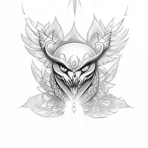 fenix tattoo design idea